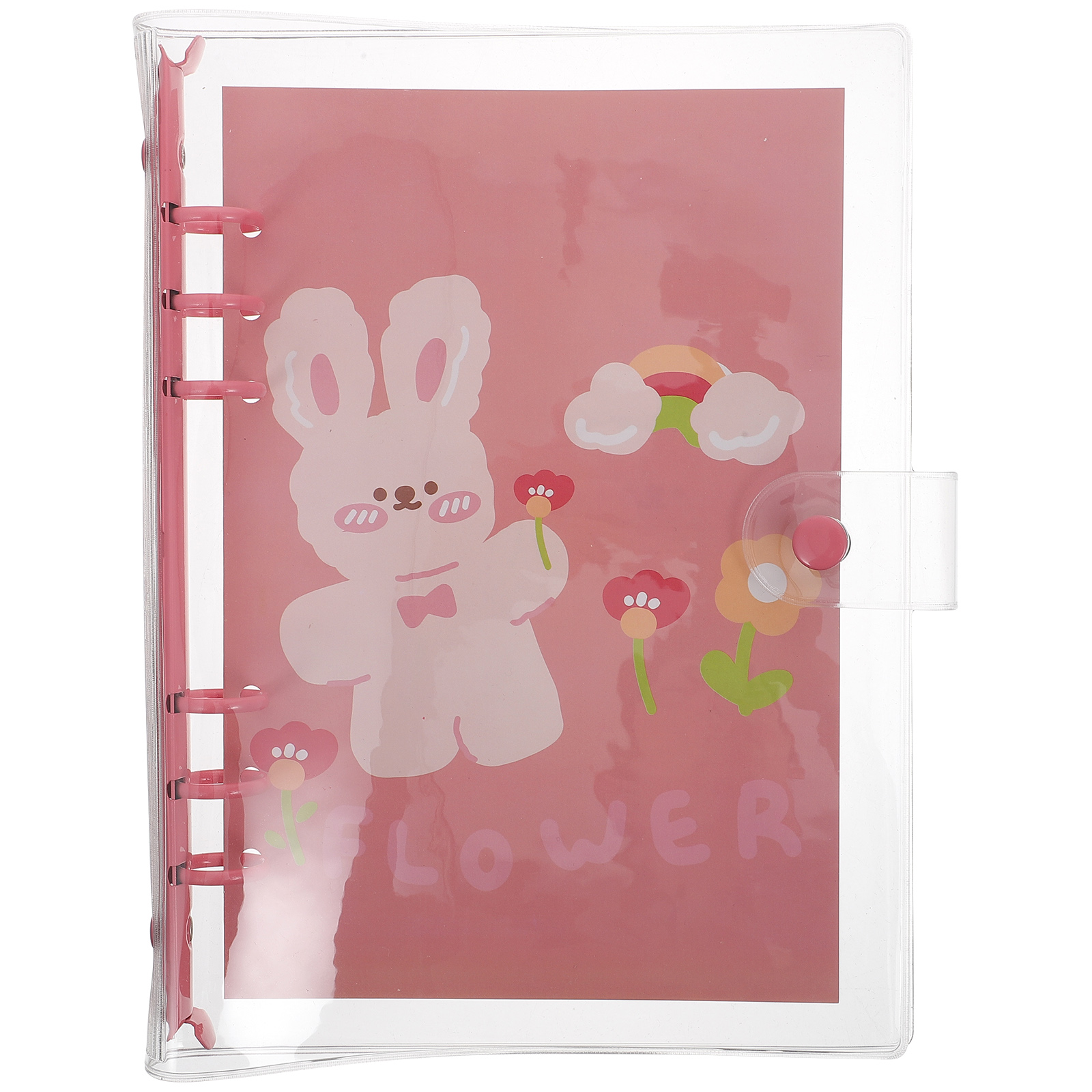 PVC Notebook Cover Looseleaf Handbook Case Cartoon Journal Book Binder