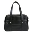 thumbnail image 1 of Minnieouse Bolso de mano informal japonés de moda de PU para trabajo y viaje bolso de escuela secundaria japonés de lona de cuero de PU Bolsas de mensajero y de hombro negro tamaño pequeño, 1 of 6