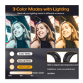 thumbnail image 2 of Luz para selfies VL100X, panel de luz LED con clip para teléfono Malubero, Negro, 2 of 5