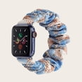 thumbnail image 1 of Compatible con Apple Watch Band 38 mm 40 mm 42 mm 44 mm Tejido floral suave Elástico Scrunchies iWatch Bands para Apple Watch Series 6, SE, 5, 4, 3, 2, 1 - Style13, S/38 oso de fresa vestir, 1 of 4