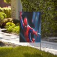 thumbnail image 4 of Bandera de jardín de temporada de Spider-Man, bandera de doble cara, bandera navideña para decoración navideña al aire libre., 4 of 8