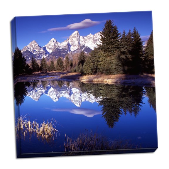 Gango Home Decor Grand Teton National Park VII by Ike Leahy (Ready to Hang); One 24x24in Hand-Stretched Canvas