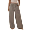 thumbnail image 2 of Straight Leg Sweatpants for Women Plus Size Cargo Pants for Women Straight Leg Sweatpants for Women Work Pants Women Stretch Women's Work Pants Cargo Pants Women High Waist Gray XL, 2 of 4