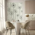 thumbnail image 4 of Idea4wall 2pcs Dandelion Dream Modern and Minimalist Floral Wall Murals, Removable Self-Adhesive Stick Wallpaper Large Wall Stickers for Home Decorative, 48"x72", 4 of 5