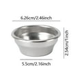 thumbnail image 5 of 3pcs 54mm Coffee Filter Basket Stainless Steel Portafilter Basket Cup for 54mm Coffee Machine Handle, 5 of 12