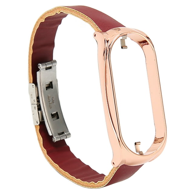Estuche protector de banda de reloj, correa de repuesto de cuero PU de acero inoxidable para reloj inteligente Correa de PU para reloj inteligente de alto rendimiento