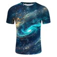 thumbnail image 5 of 3D Graphic Colorful T-Shirts Short Sleeve Crew Neck Print Tee for Men Women and Youngs Casual Tee Shirts Top Loose Top Pattern Print Tops, 5 of 6