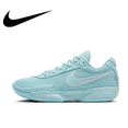 thumbnail image 3 of Nike New Air Zoom GT Cut Academy Low Zapatillas de hombre ligeras y con amortiguación Zapatillas de baloncesto cómodas Zapatillas negras y verdes, 3 of 5
