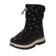 thumbnail image 1 of Botas de nieve de invierno para niños, con copos de nieve, de tubo alto, lindas botas de algodón de moda para niños, botas cálidas informales de fondo suave, 1 of 6