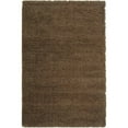 thumbnail image 4 of SAFAVIEH Harvey Solid Plush Shag Area Rug, Chocolate, 3' x 5', 4 of 5