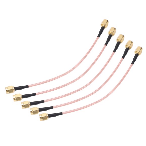 Coaxial Cable, Professional 5Pcs Audio Cable SMA-J To SMA-J RG316 High Frequency For Hotspot WiFi Antenna For Router