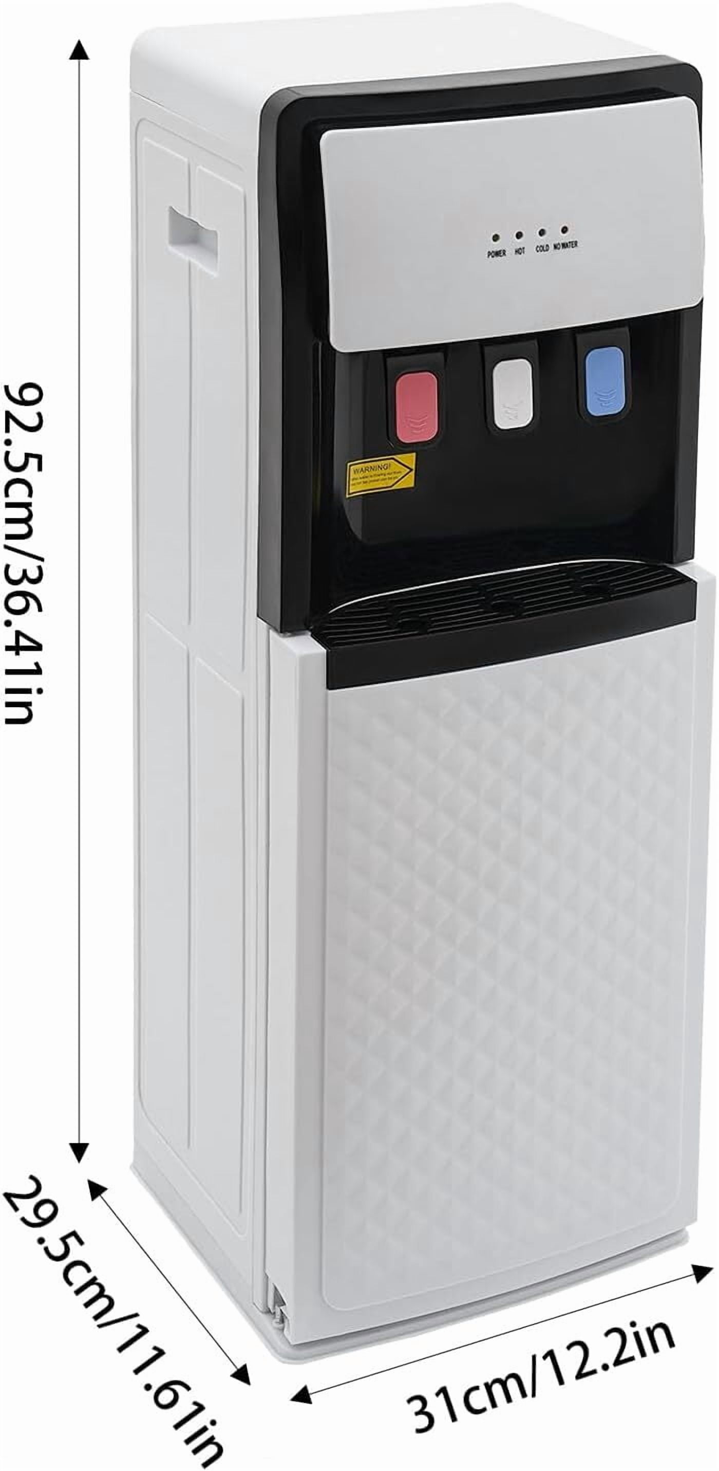 DENEST Water Dispenser Bottom Loading Water Cooler for 5 Gal Bottles w/Indicator Lights
