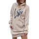 thumbnail image 4 of Vestido Con Capucha, Sudadera Informal Con Bolsillo Y Cordón Suave Para Fiestas De Vacaciones Para La Vida Diaria ANGGREK Otros, 4 of 6