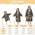 thumbnail image 4 of FORMRS Wearable Blanket Hoodie with Sleeves for Kids Cozy Flannel Sweatshirt, Halloween Dancing, 4 of 7