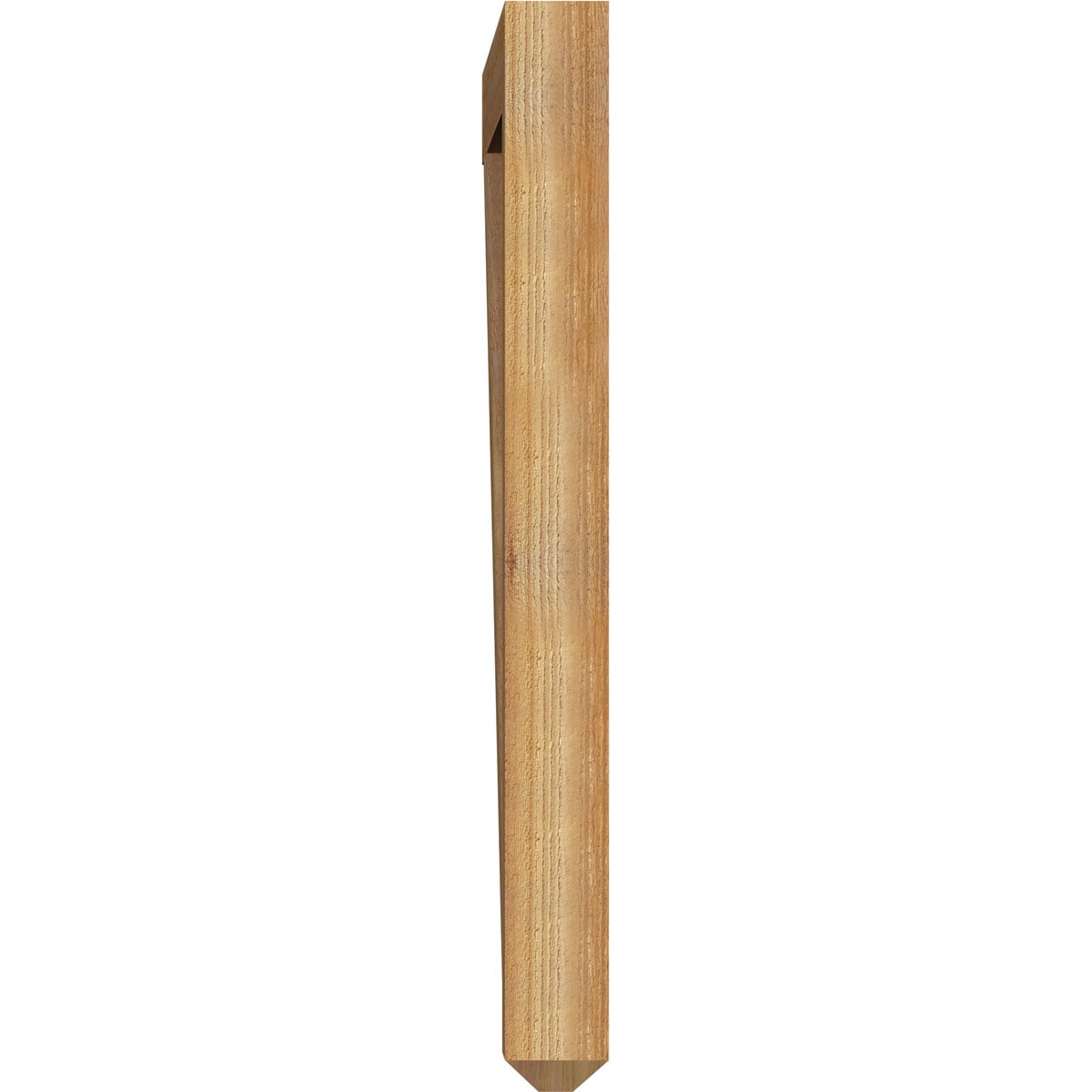 Ekena Millwork 4"W x 38"D x 42"H Funston Craftsman Rough Sawn Bracket, Western Red Cedar
