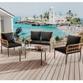 thumbnail image 3 of GAOMON Patio Furniture Set,Black, 3 of 8