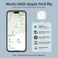 thumbnail image 2 of Bluetooth Tracker, Smart Air Tracker Tags,Key Finder and Item Locator Compatible with Apple Find My (iOS Only),Wireless Smart Tracker Tag for Keys/Luggage/Wallet,4-Pack,White, 2 of 10