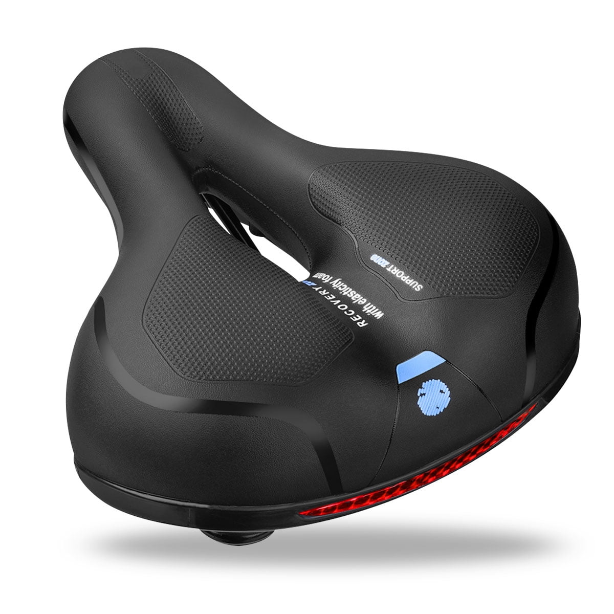 Wide Extra Comfy Bike Bicycle Gel Cruiser Comfort Sporty Soft Pad Saddle Seat 