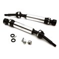 thumbnail image 1 of Integy RC Model Hop-ups T8564SILVER XHD Steel Rear Universal Drive Shaft (2) for Traxxas 1/10 Slash & Stampede 4X4, 1 of 2