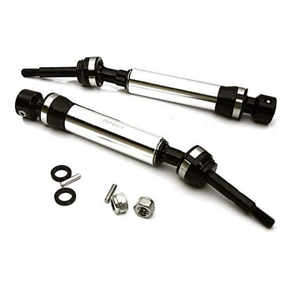 Integy Modèle RC Hop-ups T8564Argent XHD Acier Arrière Arbre de Transmission Universel (2) pour Traxxas 1/10 Slash & Stampede 4X4