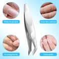thumbnail image 5 of EXLEAF 2 Pcs Mini Cuticle Trimmer for Manicure and Pedicure,Stainless Steel Cuticle Nipper Precise Pointed Tip Cuticle Clipper Professional Manicure Nippers for Nail and Skin Trimming, 5 of 7