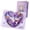 Pop-Up Birthday Card - Butterfly (Purple), variant on Lockways Pop Up Birthday Cards for Women, Musical LED Lights Birthday Cards with Blow Out Candle, 3D Blowable Birthday Gifts for Women, Men, Mom, Dad