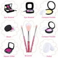 thumbnail image 4 of Kids Makeup Kit for Girl - 21Pc Real Washable  Non Toxic Play Princess Cosmetic Set - Ideal Birthday Gift, 4 of 15