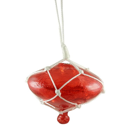 11" Lighted Roped Red Onion Drop Outdoor Christmas Decoration - Clear Lights