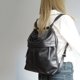 thumbnail image 3 of Moda mujer PU color puro hombro bandolera grande cubo bolsas (negro) Tmvgtek Oficina Multiescena Multifunción, 3 of 9