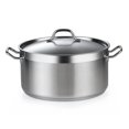 thumbnail image 1 of Cooks - Cacerola de horno holandés estándar con tapa, ollas profesionales de acero inoxidable de 9 c, 1 of 7