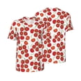 thumbnail image 6 of Rocae Tomato for Breathable Men's Baseball T-Shirt Fashionable Casual Baseball Jersey, Moisture-wicking Sportswear, 6 of 9