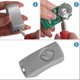 thumbnail image 3 of 4pack Garage Door Opener Remote Control for EcoStar RSE2-433, RSC2-433, RSZ1-433, Handheld Transmitter 433MHz, 3 of 5