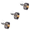 thumbnail image 1 of Guardurnaity Pulseras Pendientes Colgante multicapa Diseño de hebilla Buena artesanía Joyería de moda Decoración perfecta negro negro 3piezas, 1 of 6