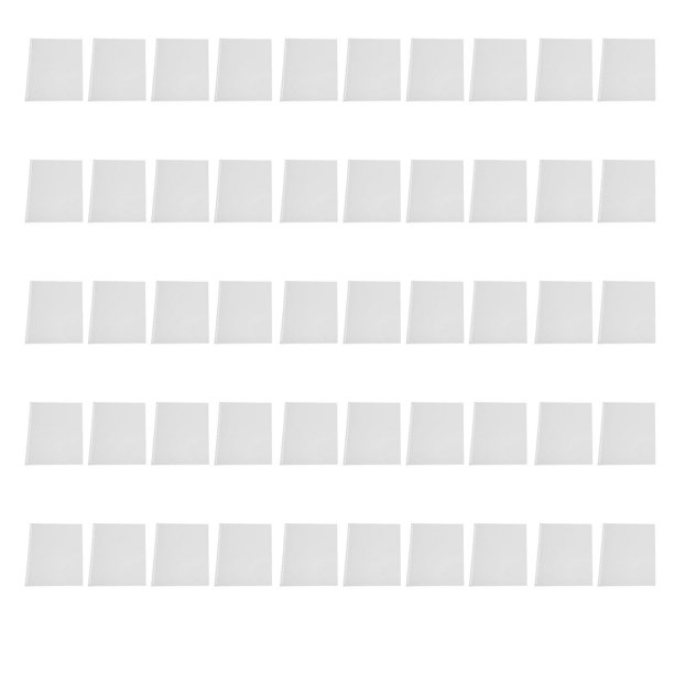 50 protectores de hojas A4 de 30 agujeros, cubiertas de encuadernación reutilizables, flexibles, esmeriladas, translúcidas, impermeables, para presentaciones de informes, color blanco