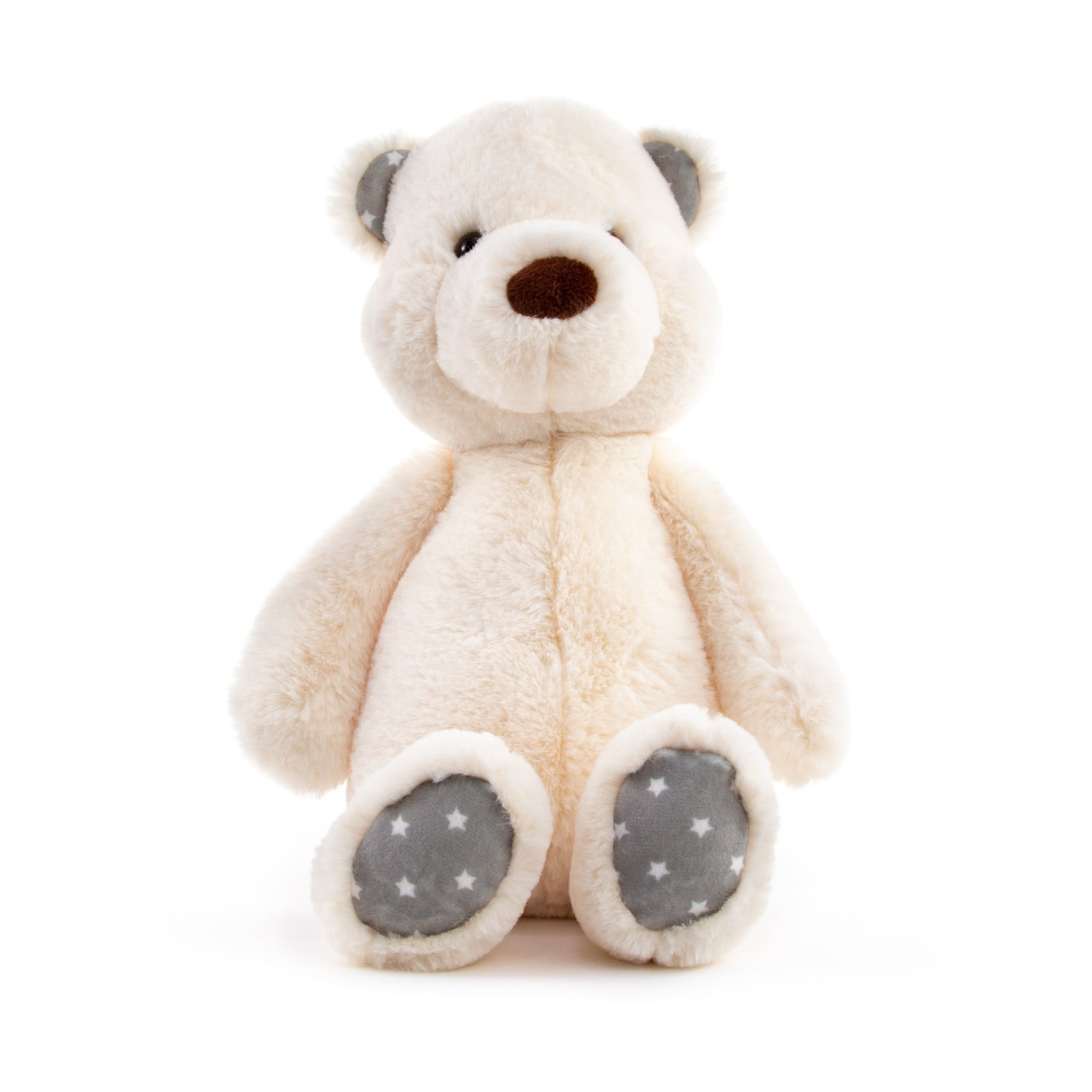 Slushy Toy Cuddle Stuffed Animal Play 11" Polar Bear Hand Puppet 