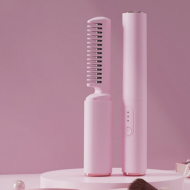 MesaSe Personal Care Multifunctional Hairstyle Brush USB Rechargeable Curling Iron