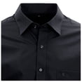 thumbnail image 3 of Manchester Camisa de Vestir Tallas Extras Con Cuello Ajustable  Negro, 20" Cuello 34" Manga Manchester 25232Z, 3 of 4