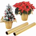thumbnail image 1 of Cubiertas Adnee para macetas con estampado floral dorado de 10 yardas, 2 rollos, 1 of 7
