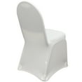 thumbnail image 3 of Your Chair Covers - Stretch Spandex Banquet Chair Cover White for Wedding, Party, Birthday, Patio, etc., 3 of 4