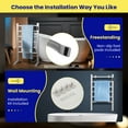 thumbnail image 6 of Gymax Freestanding Wall Mounted Towel Warmer 6-Bar Aluminum Heated Towel Rack w/ Timer, 6 of 10