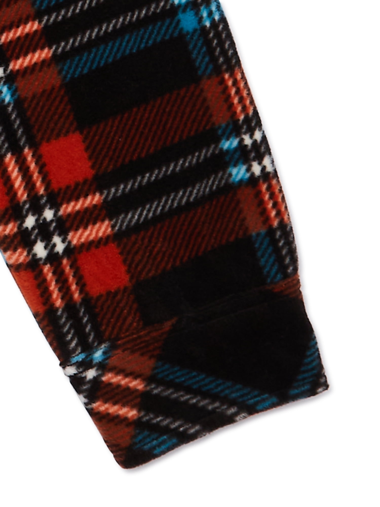 Hollywood Boys Plaid Button Up Shacket, Sizes 4-18