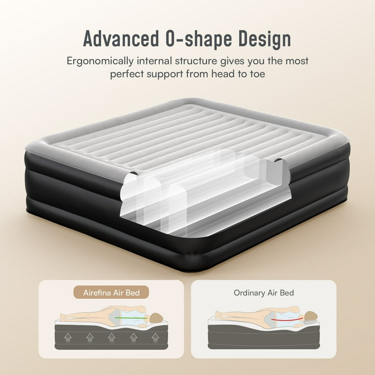 Airefina, King Size Air Mattress, 20