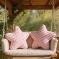thumbnail image 4 of Star Shaped Plush Throw Pillow Soft Fabric Lumbar Support Cushion Decorative Accent Pillow for Sofa Bedroom Living Room, 4 of 7