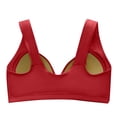 thumbnail image 3 of Wdgfv Daisy Bras for Women Comfort Front Closure Underwire Support Bra for Women with Wicking Red 46, 3 of 4