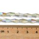 thumbnail image 4 of Transparent Electroplate Glass Beads Strands Half Rainbow Plated Faceted Bicone Pale Green 8x4mm Hole: 0.8mm about 66~68pcs/strand 22.83''(58cm), 4 of 4