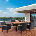 thumbnail image 3 of Sophia & William 68”L Outdoor Acacia Wood Rectangular Dining Table, 3 of 8