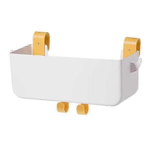 2026 Bedside Caddy Hanging Organizer with Hooks, Bedside Caddy Shelf - White (Caddy)