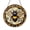 Acrylic 3.5 Inch, variant on Cottage Style Golden Bee Window Hanging – Stained Glass Inspired Decor