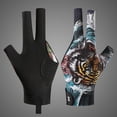 thumbnail image 5 of Snooker Gloves Billiard 3 Left Three Finger Hand Open Pool Cue Glove Fast N Y4R3, 5 of 8