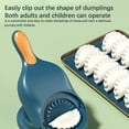 thumbnail image 3 of Prensador Manual 2 en 1 Inteprter para Dumpling ABS Utensilio de Cocina Azul, 3 of 6